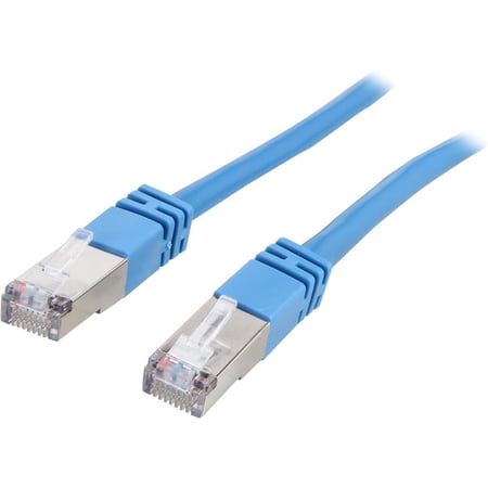 UPC: 0757120272519 | C2G 27251 7 ft. Cat 5E Blue Shielded Shielded Cat5E Molded Patch Cable