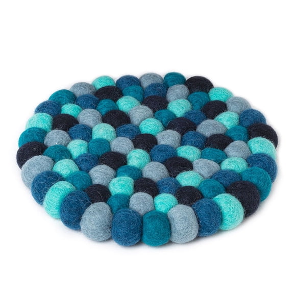 Set of 4 Felt Ball Trivet