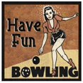 thumbnail image 1 of Great BIG Canvas | "Have Fun Bowling" Art Print - 20x20, 1 of 4