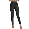 thumbnail image 2 of Hat and Beyond Women's V Crossed Waistband Compression Stretchy Yoga Leggings, 2 of 6