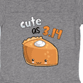 thumbnail image 3 of Inktastic Cute As 3.14 Pi Day Pumpkin Pie Pun Boys or Girls Baby Bodysuit, 3 of 4