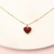 thumbnail image 3 of Gargantilla roja para mujeres, adolescentes y niñas, Gargantilla ajustable con corazón de amor, Collar gótico, collares con colgante de gargantilla de terciopelo, 3 of 5