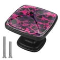 thumbnail image 1 of 4 Pcs Cabinet Handle Drawer Pulls Skull Knobs with Screws Square Furniture Office Cabinet Knob Decoration, 1 of 5