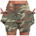 thumbnail image 2 of Skirt Category Product Title for Women Casual Prints Tennis Pocket Skirt Yoga Sport Skirt Shorts Skirt, 2 of 6