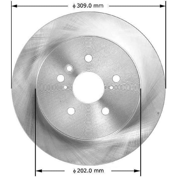 BENDIX PRT5799 Bendix Brake Rotor Fits select: 2008-2013 TOYOTA HIGHLANDER