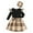 Black, variant on Sngxgn Girl's 2 Piece Outfits Long Sleeve Crop Tops Ribbed Tank Top and Pleated Skirt Set(White,2Y)