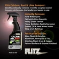 thumbnail image 2 of Flitz Calcium Rust Lime Cleaner and Stain Remover, Great for Tile, Glass, Fiberglass, Plexiglass and More, 16 Oz.- 12 Pack, 2 of 5