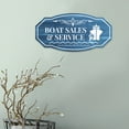 thumbnail image 3 of Victorian Plus Boat Sales & Service Wall or Door Sign | Harbor Marina Signage -Small, 3 of 8