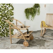 Safavieh Lodi Indoor/Outdoor Contemporary Wood Tea Cart