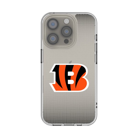 Cincinnati Bengals Linen Logo iPhone Clear Case