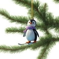 thumbnail image 2 of Penguin Christmas Ornament – Acrylic 2D Winter Holiday Hanging Accent, Cute Animal Decoration | Charming Tree Ornament, Durablee Acrylic Penguin Decor for Christmas Tree, Seasonal Party Decoration, 2 of 5
