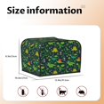 thumbnail image 2 of Rateoe Dinosaurs Pattern Toaster Covers 4 Slice Wide Slot,Bread Machine Cover,Bread Dust Cover & Fingerprint Protection,Appliance Covers, 2 of 6