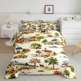 thumbnail image 2 of Castle Fairy Kids Child Animal Cow Twin Comforter Sets,Vintage Farm Cabin Bedding Set, 2 of 8