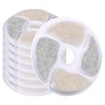 thumbnail image 2 of Graflsoa 8-Pack Cat Fountain Replacement Filters with Coconut Shell Activated Carbon & Ion Exchange Resin for Fresh, Clean Water, 2 of 7