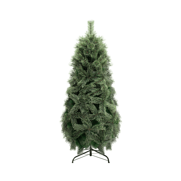 Árbol De Navidad La Merced Verde Ramas Montables Altura 1.50 m Artificial Plástico Resistente