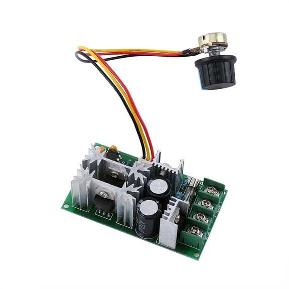 Tebru Adjustable , Motor Controller,20A DC10-60V PWM Motor Speed Regulator Controller Switch High Power Driver Module