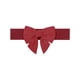 thumbnail image 1 of CINTURÓN ELÁSTICO ANCHO PARA MUJERES TALLAS GRANDES CON DECORACIÓN DE LAZO EN LA CINTURA, CINTURONES DE MODA VERSÁTILES 31.9-39.4" ROJO VINO, 1 of 5