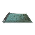 thumbnail image 2 of Ahgly Company Indoor Round Oriental Light Blue Traditional Area Rugs, 7' Round, 2 of 4