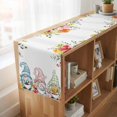 thumbnail image 6 of Table Runners 70 Inches Long Dress Scarves, Gnomes Easter Farmhouse Coffee/Dining/Kitchen Table Decor, Holiday Table Runner, Eucalyptus Spring Floral Weeping Eggs Farmhouse 13x70 Inch, 6 of 9