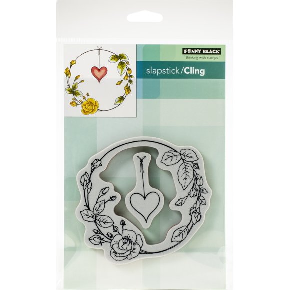 Penny Black Cling Stamps-Rose Romance