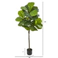 thumbnail image 2 of Nearly Natural Fiddle Leaf - Artificial plant - 53.94 in, 2 of 2