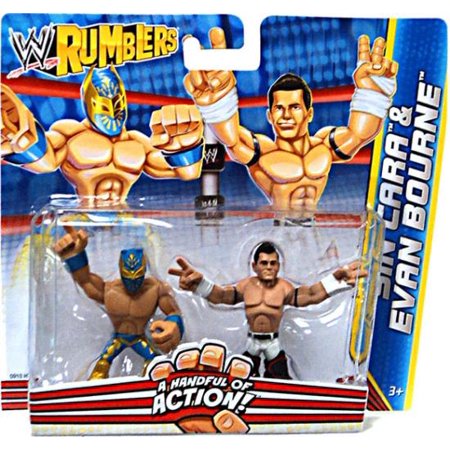WWE Wrestling Rumblers Series 2 Sin Cara & Evan Bourne Mini Figure