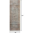 thumbnail image 2 of Loloi Chris Loves Julia Jules Collection JUL-05 Lagoon/Brick 2'-6" x 12'-0" Runner Rug, 2 of 8
