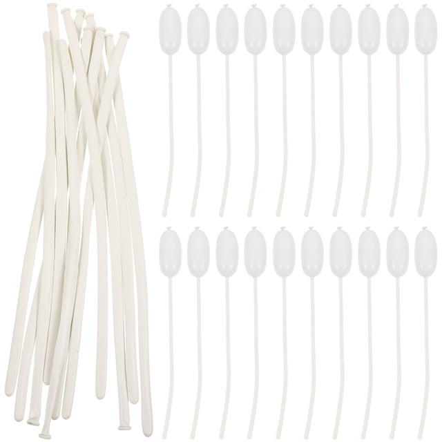 100 globos largos de látex para modelar, para fiestas.