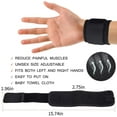 thumbnail image 4 of Vendaje elástico para muñeca - Protector de muñeca, soporte y compresión - Lesiones Dolor Dolor; esguince, dislocación, fractura, tendinitis, distensión, órtesis de mano, 4 of 8
