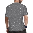 thumbnail image 2 of Wukai Airplane Routes Around The World Print Men's Short-Sleeved Mesh T-Shirt,Quick-Dry Short Sleeve Workout T-Shirt-Large, 2 of 8