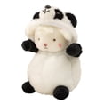 thumbnail image 2 of 12cm Cute Sheep Cosplay Panda Rabbit Pig Bear Duck Frog Plush Pendants Stuffed Animals Doll Soft Baby Toys for Kids Girls Giftfrog Deng Xun unisex, 2 of 2