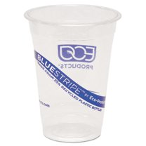 Eco-Products, ECOEPCR16, BlueStripe Cold Cups, 1000 / Carton, Clear, 16 fl oz