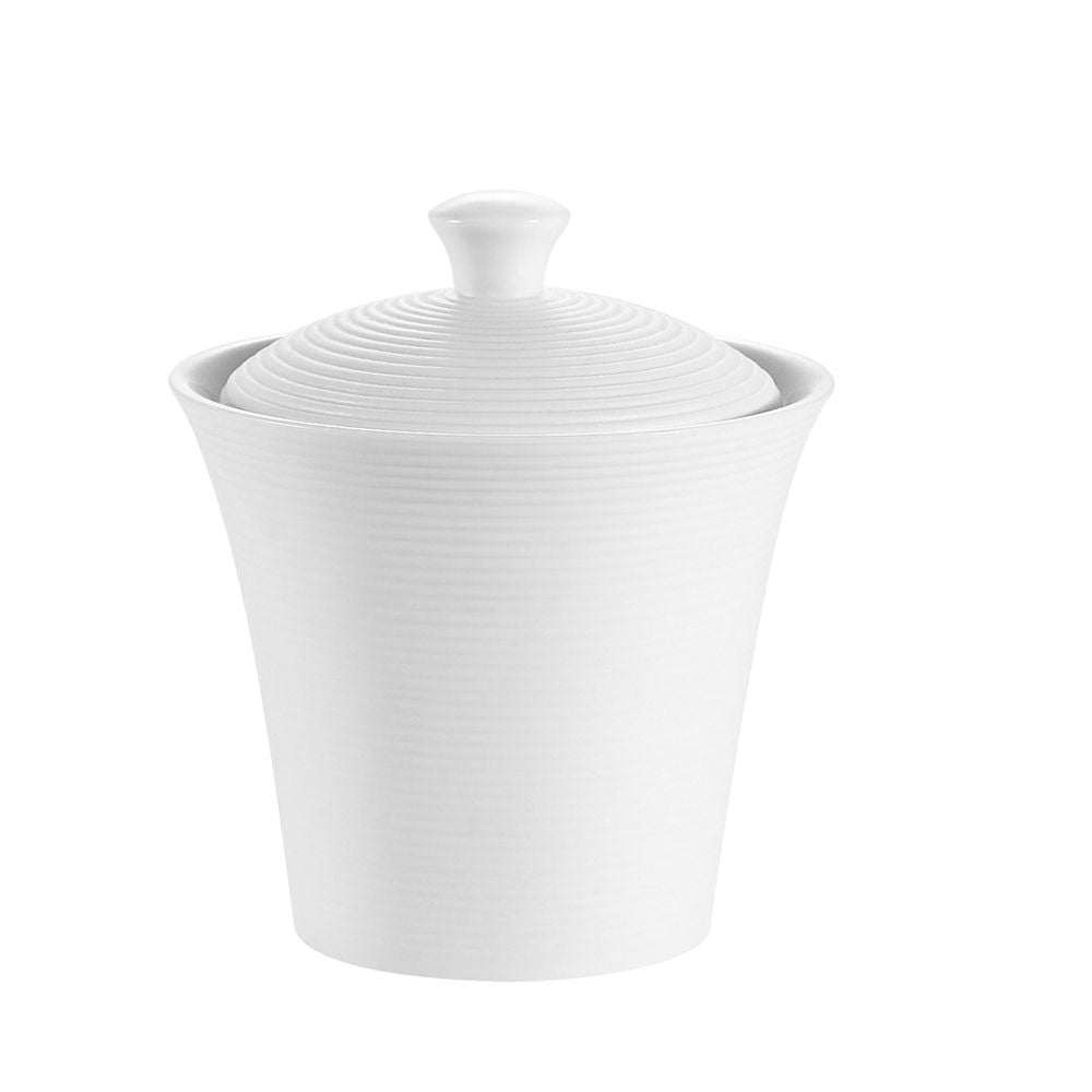 Transitions, Sugar Packet Holder, 4"Dia. X 3 1/2"H, Porcelain, White