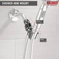 thumbnail image 3 of Delta U3401-Pk Adjustable Shower Arm Mount - Black, 3 of 3