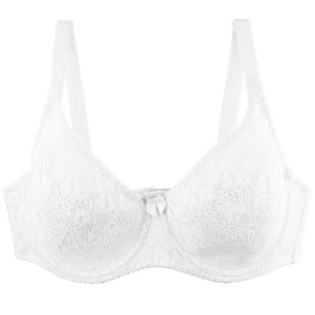 Summer Savings Clearance 2025  Womens Push Up Bras  Lace Bralette for Women Sexy Deep V Neck Wireless Bralette Plunge Unpadded Bras Full Coverage Seamless Everyday Bra 75-105