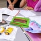 thumbnail image 3 of Paquete de 16 Bolsa para Lápices con 3 Anillos, Carpeta, Multicolor, Bolsa para Lápices con Ventana Transparente, para úTiles Escolares, Suministros de Oficina, 3 of 9