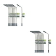 thumbnail image 1 of maskred 10x Model Train LED Light Micro Landscape Garden Street Lamp Post Charming and Sturdy 1:100 Single Head led 2Set, 1 of 6