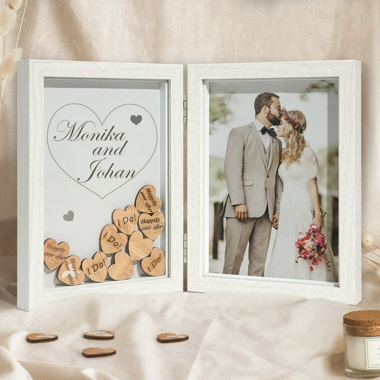 Afuly 5x7 Double Picture Frame for 2 Family Love Portraits, Wall
