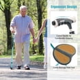 thumbnail image 5 of Spaco Lightweight Adjustable Folding Cane Seat with Light-Black, Walkers for Seniors with Seat, 5 of 8