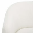 thumbnail image 3 of SAFAVIEH Ezro Upholstered Tufted Accent Chairs, Blush/Black (31 in. W x 32.7 in. D x 33.5 in. H), 3 of 11