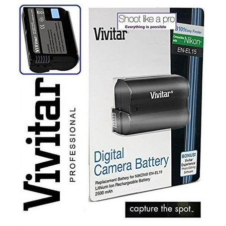 Hi-Capacity EN-EL15 Li-Ion Battery For Nikon D810 D800 D800E D750 D750D 1 V1