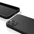 thumbnail image 2 of Red Ember Shockproof Case for iPhone, Ultra Slim Protective Liquid Silicone Matte Finish Phone Case - iPhone 12 Pro Max - Black, 2 of 5