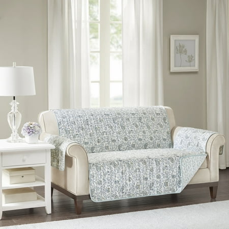 Cotton Loveseat - Home Essence Stella Cotton Printed Reversible Loveseat Protector