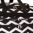 thumbnail image 6 of CalBags Chevron 19-inch Duffel Bag, Black White, 6 of 7