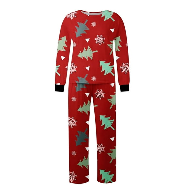 Pyjamas de Noël pour Hommes, Pyjamas de Famille pour Femmes Cadeau de Noël Ensembles de Pyjamas pour Hommes Enfants Filles