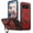 Red, variant on KOMI Magnetic Case for Google Pixel 9A with Rotatable Ring Holder [Compatible with MagSafe] Military Shockproof Kickstand Protective Case for Google Pixel 9A, Black
