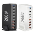 thumbnail image 2 of Wmool 268W Desktop GaN Charger 8-port USB Type C PD Charger Fast Charge/, 2 of 9