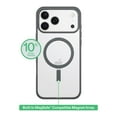 thumbnail image 2 of onn MagSafe Compatible Phone Case for iPhone 17 Pro Max - Metallic Gray/Clear, 2 of 8