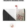 thumbnail image 7 of Orange Red Flowers Mailbox Cover Magnetic Mailbox Wraps, Spring Summer Colorful Floral Mailbox Covers Standard Size 18x21 inch,Rustic Mail Wrap Post Letter Box Decoration for Outdoor Gardern Yard, 7 of 7