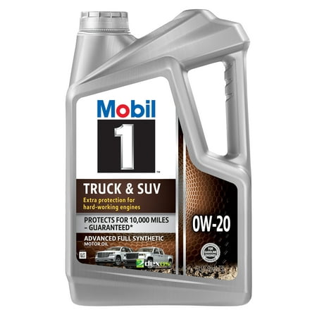 (3 pack) (3 Pack) Mobil 1 Truck & SUV Full Synthetic Motor Oil 0W-20, 5 Quart